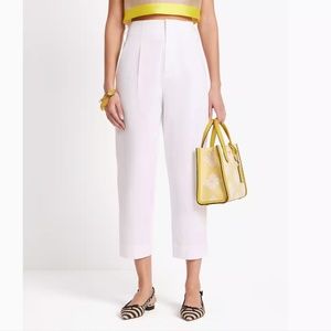 Kate Spade White Tie Waist Pants